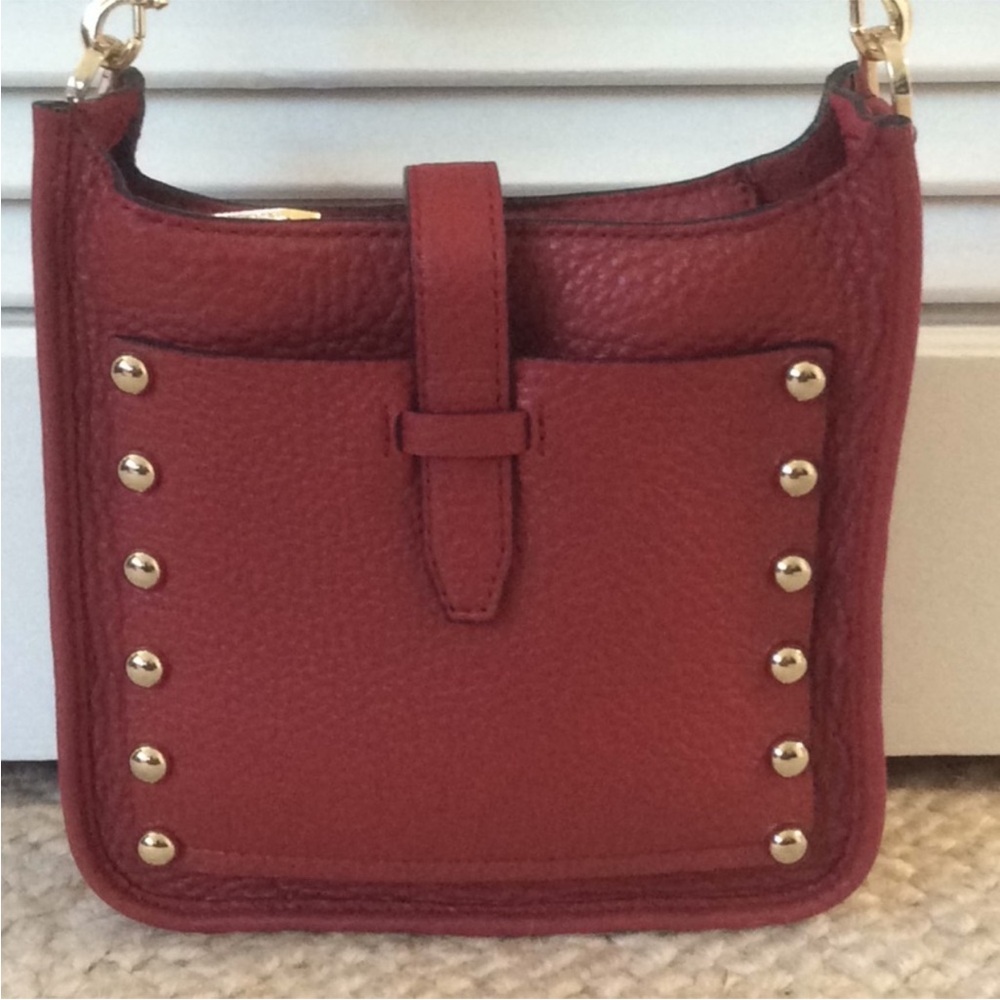 Rebecca Minkoff Leather Studded Mini Crossbody Bag
